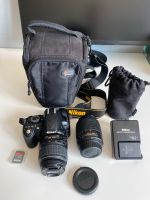 Nikon D3100 mit 2 Objektiven + Ladegerät + SD Karte + Tasche Nordrhein-Westfalen - Schwerte Vorschau