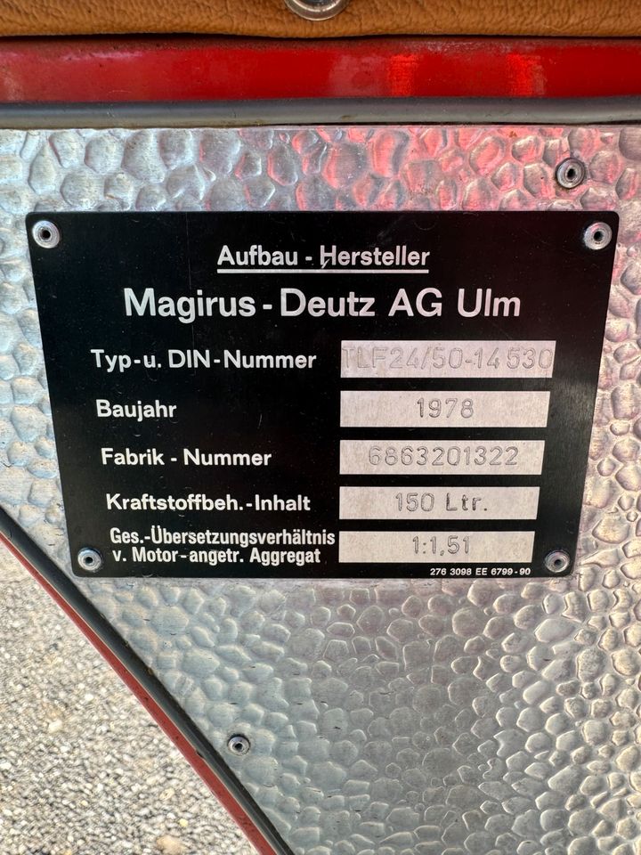MAGIRUS DEUTZ 232 D17 TLF 24/50 in Zerrenthin