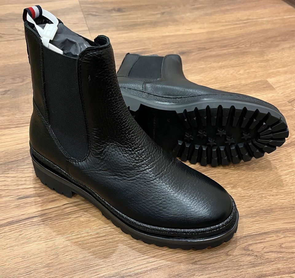 Tommy Hilfiger Chelsea Boots 37 Leder Stiefeletten NEU in Attendorn