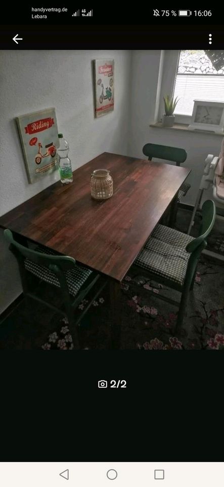 Tisch mit 3 Stühle in Güstrow