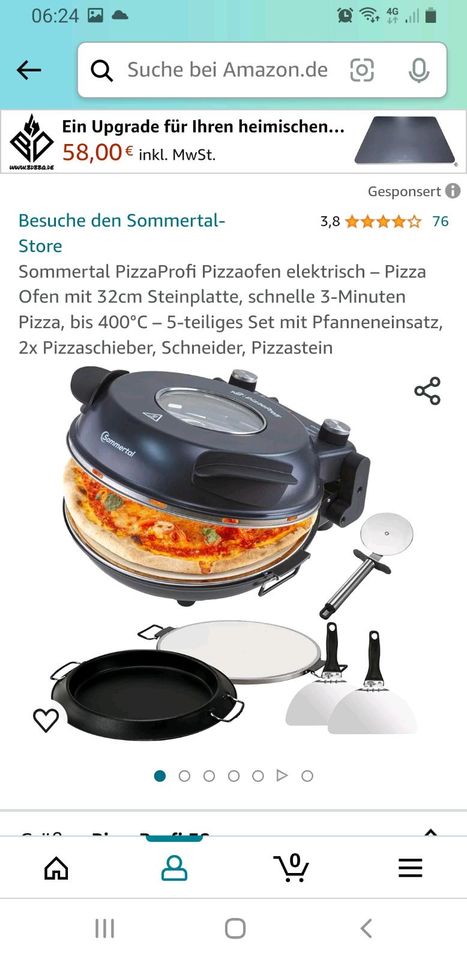 Pizza lahmacun Ofen zweimal Gebraucht in Rastatt