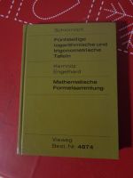 Fünfstellige Logarithmentafeln, Trigonometrische Tafeln Bayern - Neuhof an der Zenn Vorschau