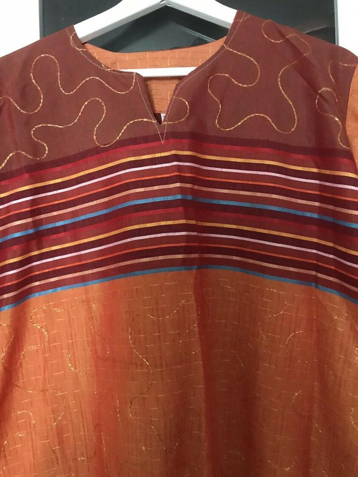 Kaftan Kleid Galabiya arabisch aus Jemen orange rot NEU in Frankfurt am Main