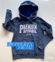 Hoodie blau pepperts Gr. 146/152 Jungen Kontrastkapuze Schleswig-Holstein - Raisdorf Vorschau