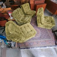 5x Vintage Plüsch Sessel modulares Sofa 70er Dortmund - Innenstadt-Nord Vorschau