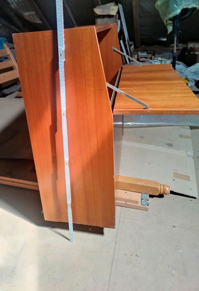 Bettzeugkasten alt Vintage upcycling Bettkasten Kommode Holz in Goch
