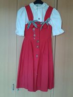 Hübsches Landhauskleid für Mädchen Gr.140 rot Bayern - Veitsbronn Vorschau