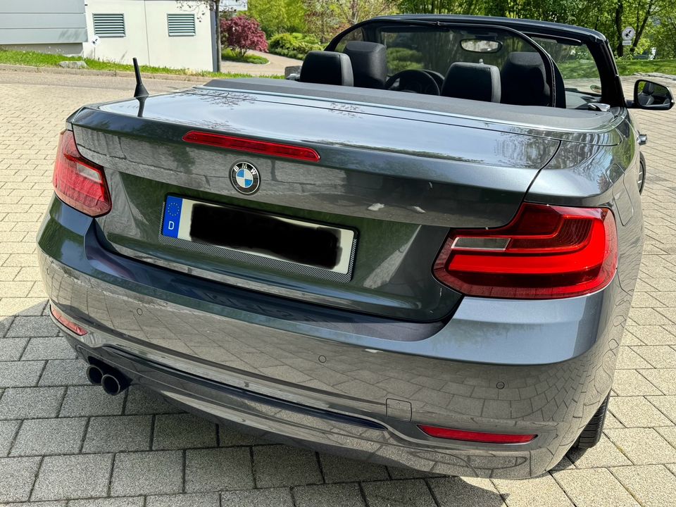 BMW 228i Cabrio Sport Line, KD neu, 8-fach, bis 15.05. in Metzingen