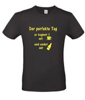 T-Shirt „Der perfekte Tag“ für Damen und Herren Thüringen - Vacha Vorschau