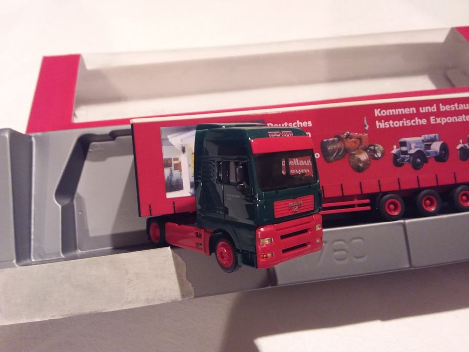 Herpa 152129 MAN TGA Oskar Vogel Transporte Lkw Modell in 1:87 in Penzberg