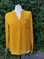 Q/S by S.Oliver Viskose Bluse Blusenshirt curry Gr.36 Bayern - Ebermannstadt Vorschau