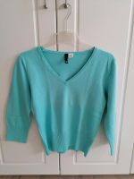 H&M Pullover V-Ausschnitt 3/4 Ärmel türkis Gr. 38 Kr. München - Ismaning Vorschau