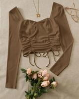 Crop Top in Braun Hessen - Baunatal Vorschau