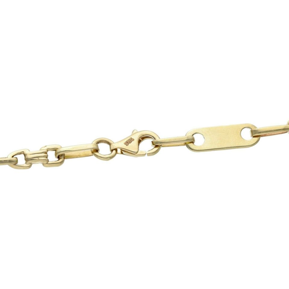 XXL LÄNGE Plattenkette Plättchenkette Steigbügelkette ECHT Gold 585 14K 4mm 70cm NEU Halskette Goldkette in Berlin