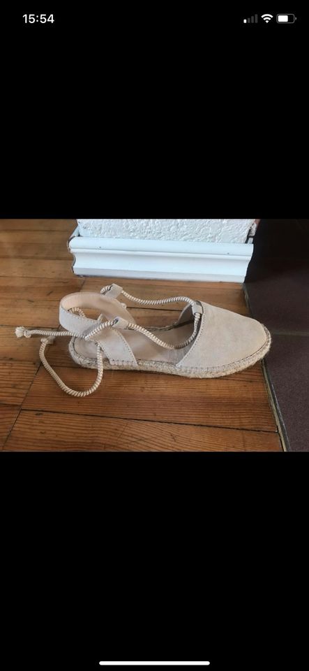 San Marina Riemchensandalen Espadrille beige 38 in Bous