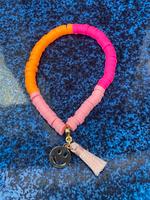 Katsuki Neon Perlen Armband Heishi Neu Pink SMILEY handmade Frankfurt am Main - Kalbach Vorschau