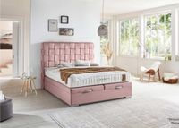 inkl. Gratis Lieferung | Design Samt Boxspringbett 200cm Rosa inkl. Matratze inkl. Bettkasten Polsterbett Bett Berlin - Charlottenburg Vorschau