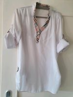 Burberry Damen Bluse Weiß Größe M Tunica Shirt Burberry Muster Berlin - Hellersdorf Vorschau