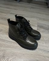 Stiefeletten in Grün - 38 - Boots - Biker - sportlich - Stiefel Niedersachsen - Osnabrück Vorschau