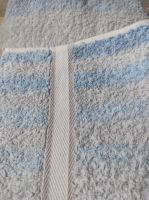 ROSS**2er Set Duschtuch Handtuch blau grau Streifen Niedersachsen - Nordhorn Vorschau