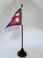 Tisch Fahne Nepal ca. 10 x 15cm Tisch Flagge Baden-Württemberg - Hemsbach Vorschau