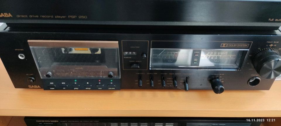 Saba Tape Deck, Cassetten, CD 262, Tape Deck, Nakamishi in Dötlingen