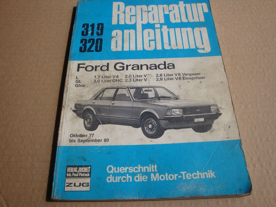 Oldtimer-Ford Granada L/GL/Ghia (10.1977-09.1980) Rep.- Buch in Swisttal