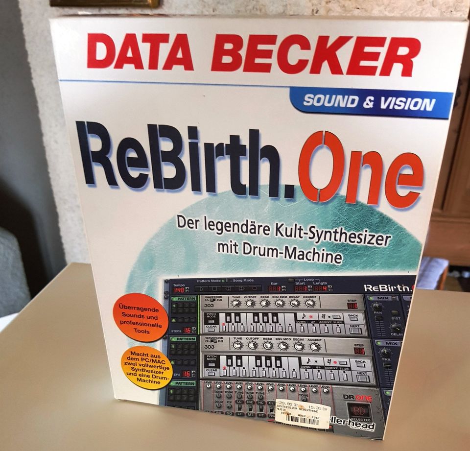 ReBirth.One, 1 CD-ROM : Der legendäre Kult-Synthesizer mit Drum-M in Schweitenkirchen