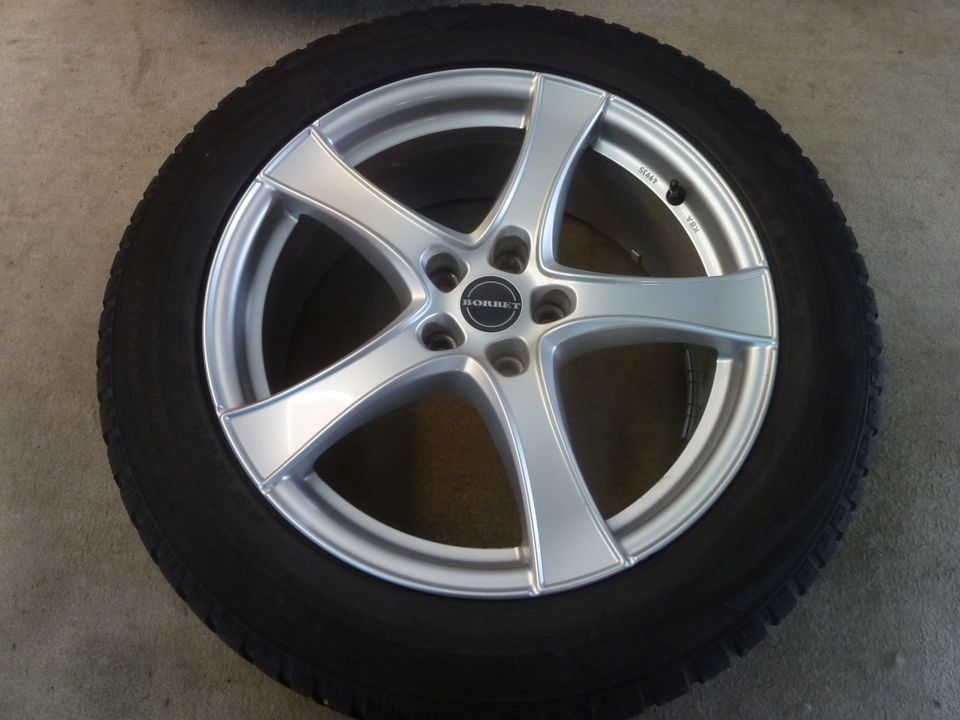 Toyota RAV4 Winterräder 235/55R19 2x7,5 mm 2x5,5 mm Borbet Alufelgen 19" Np. 1780,--EUR in Ilvesheim