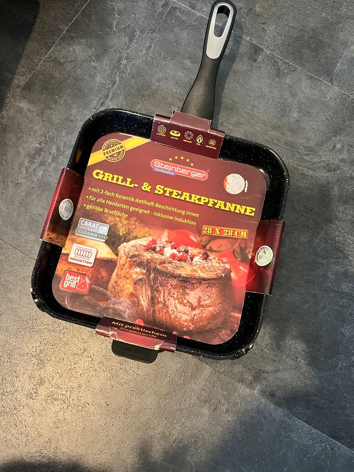 Grill- und Steakpfanne Steinberger NEU in Aken