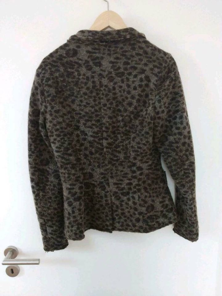 warmer Blazer in Leopardenlook Gr. 40, More & More in Moosburg a.d. Isar