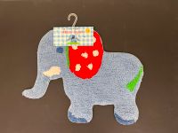 Baby Glück kleiner Teppich Elefant blau 63x50cm Baumwolle NEU Niedersachsen - Braunschweig Vorschau