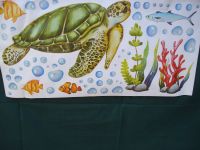 Wandtattoo Fensterbild Unterwasserwelt Pflanzen Schildkröten Fisc Hessen - Friedrichsdorf Vorschau