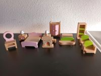 Holzmöbel Wohnzimmer und Schlafzimmer für Puppenstube Hessen - Linsengericht Vorschau