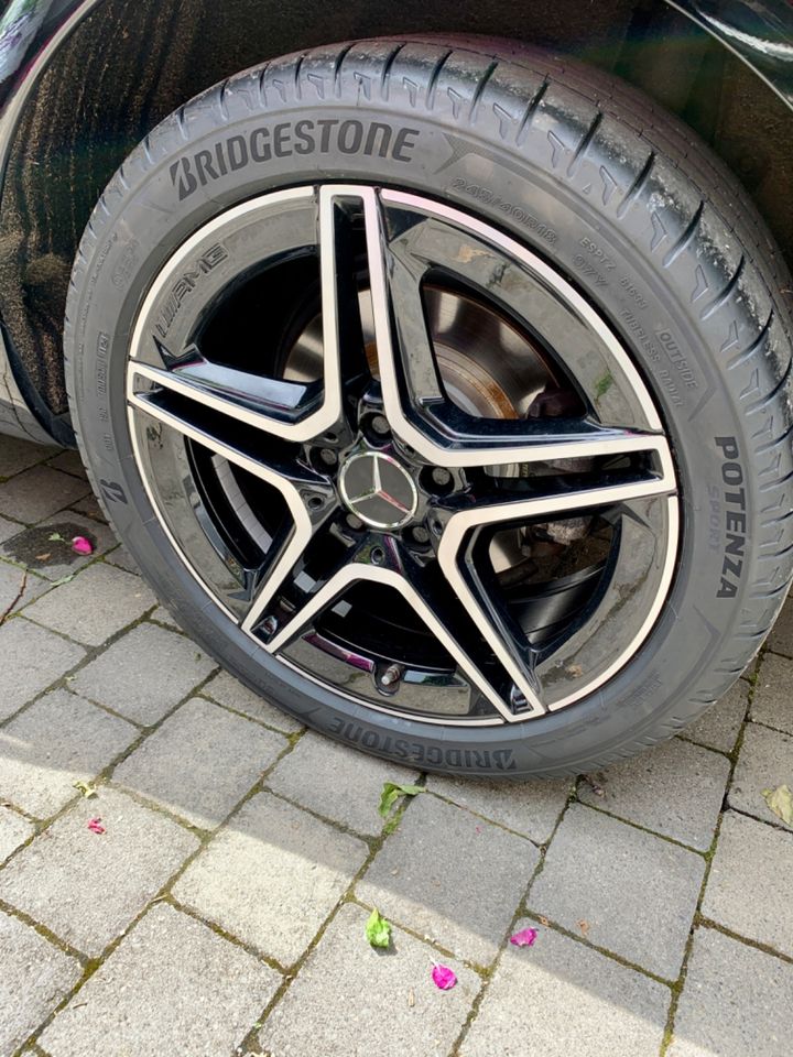 4 Mercedes Felgen mit neuwertigen Reifen 245/40/R18 in Leutesdorf