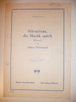 Noten "Silentium, die Musik spielt" (Marsch) Akkordeon I und II Baden-Württemberg - Ditzingen Vorschau