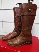 s. Oliver Stiefel gr. 38 echtes Leder Cognac Hessen - Niestetal Vorschau