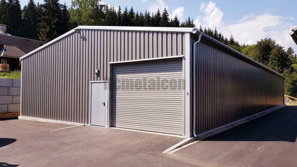 8x20x5m Isolierte Stahlhalle - TIR Garage Werkstatt Halle NEU ! in Weil der Stadt