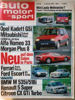 AMS 20/84 Opel Kadett GSi Morgan Alfa Ferrari Niedersachsen - Wolfsburg Vorschau