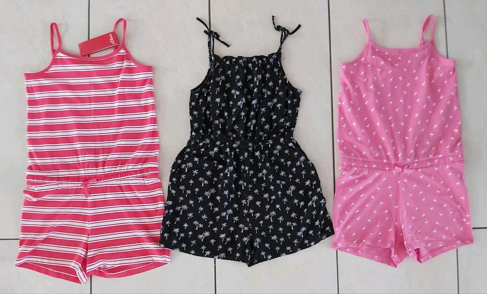 3 Jumpsuit Jumpsuits s. Oliver H&M Gr. 140 1x neu schwarz rosa ro in Hamm