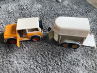 Schleich Jeep und Pferdeanhänger Hessen - Büttelborn Vorschau