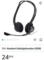 Headset LOGITECH 960 USB unbenutzt Sachsen - Leutersdorf Vorschau