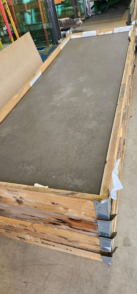 XXL FLIESE groß formatige MEGA betonoptik KANKA BLACK 1m x 3m 5mm in Bohmte