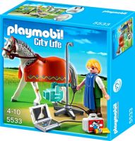 Playmobil 5533 Playmobil City Life Röntgentierarzt mit Appaloosa Nordrhein-Westfalen - Hürth Vorschau