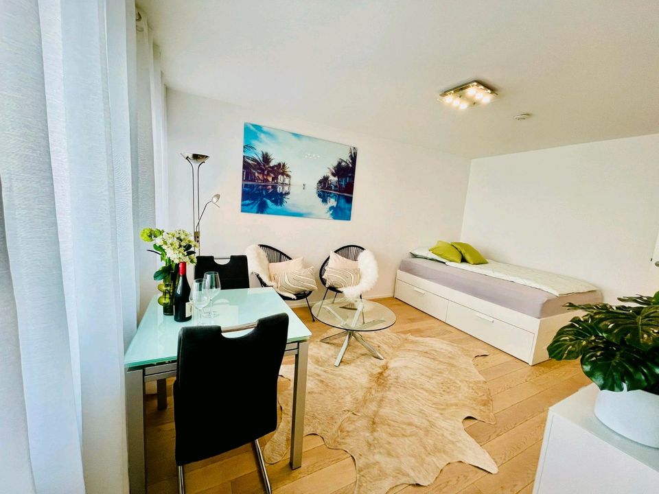 Möblietes neuwertiges Apartment Nähe Nympenburger Schloß in München