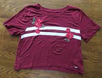 Schönes Hollister T-Shirt in bordeaux, Größe S Nordrhein-Westfalen - Pulheim Vorschau