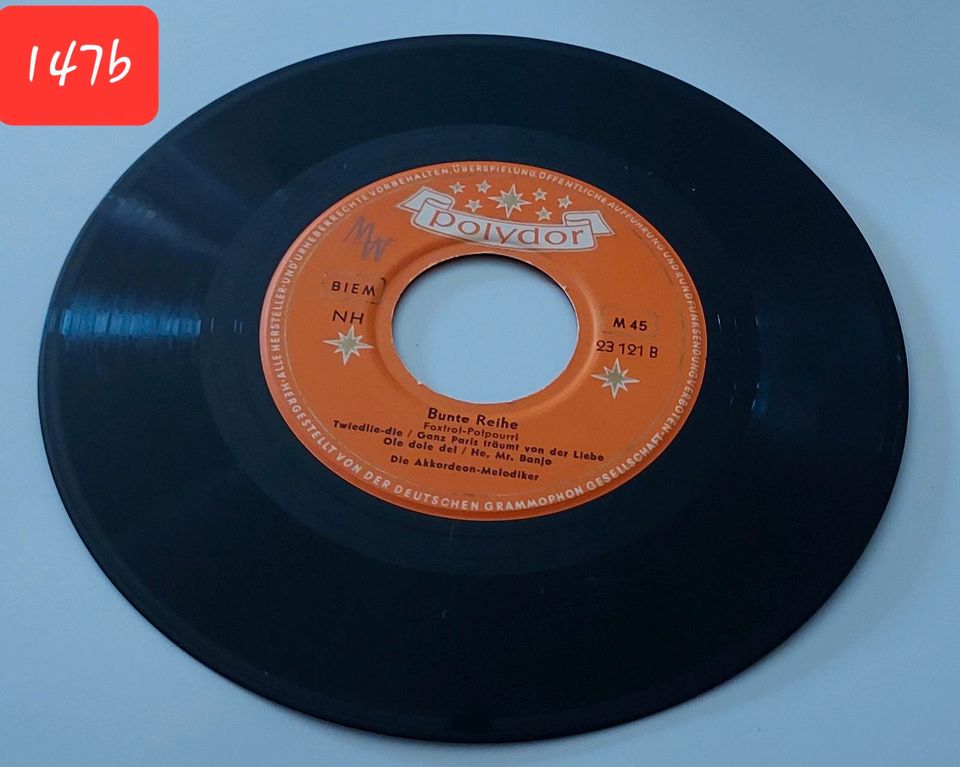 12] Single Schallplatten Musik Truhe ohne Hülle Vinyl Vintage RET in Nürnberg (Mittelfr)