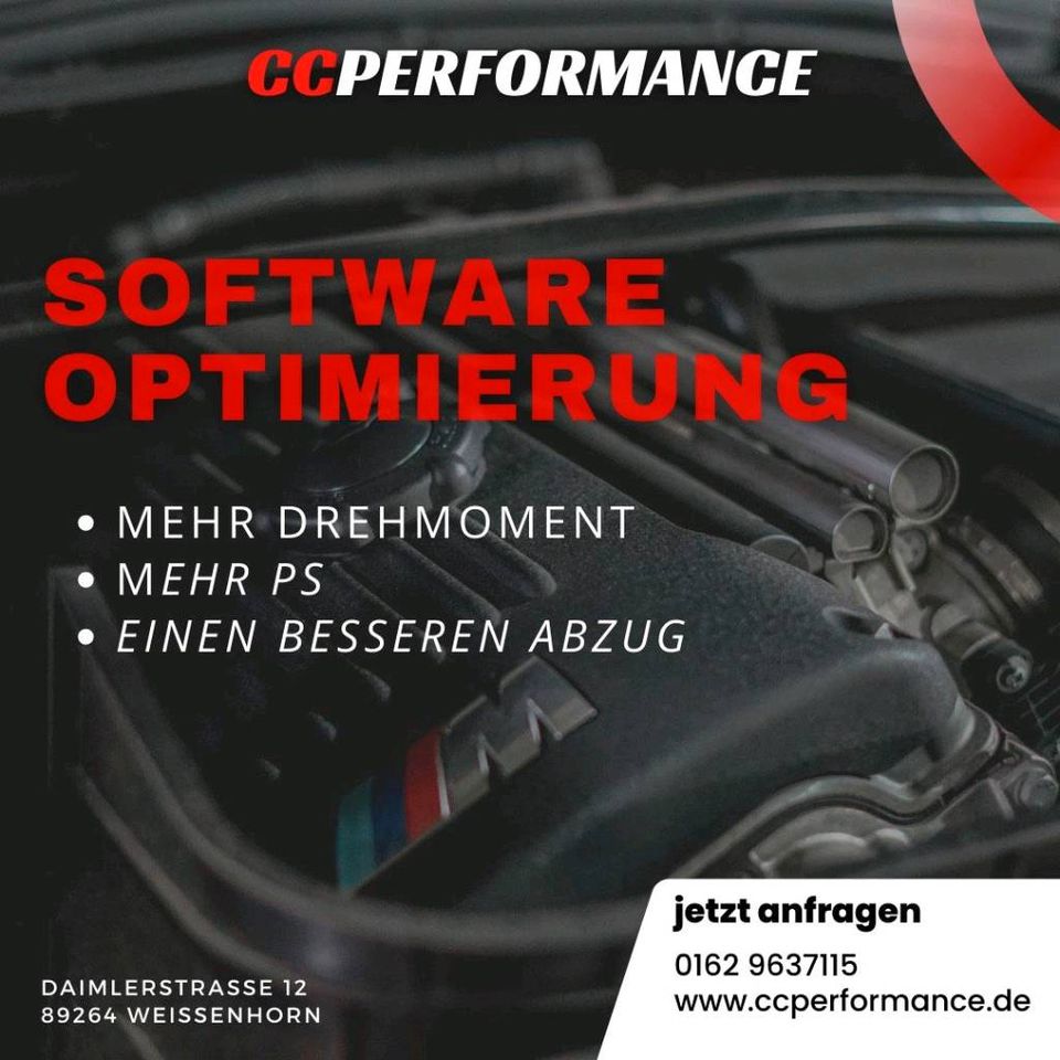 Leistungssteigerung / Softwareoptimierung / Chiptuning / Tuning in Weißenhorn