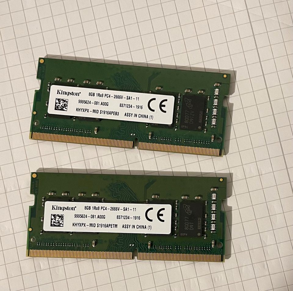 16Gb (8Gb x2) DDR 4 Ram kingston in Fulda