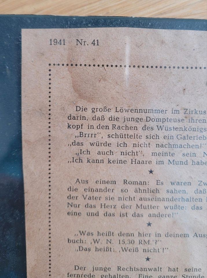 AUCH OHNE RAHMEN MÖGL.Berliner illustrierte Zeitung 1941 als Bild in Verden